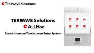 Smart Intercom Touchscreen Entry System TEKWave Solutions