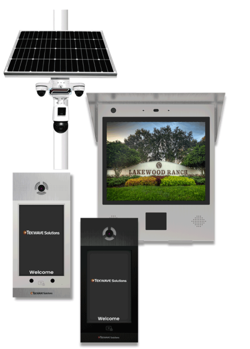 TEKWave ALLBox Access Kiosk and Solar-Powered Command Central